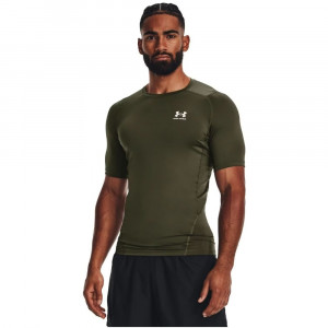 Футболка компрессионная Under Armour UA HG Armour Comp SS хаки р.M