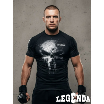 Рашгард с коротким рукавом LEGENDA Каратель черный