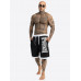 Шорты LONSDALE CLENNELL Black/White