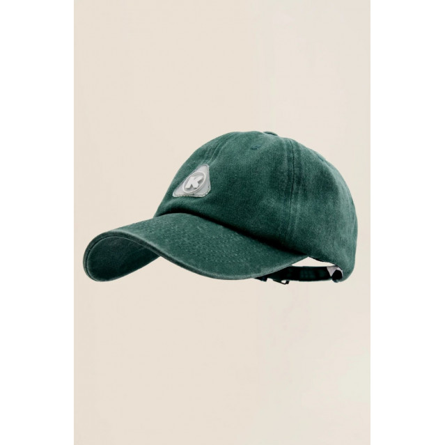 Кепка КУЛЬТУРА LOGO K garment-dyed зеленый