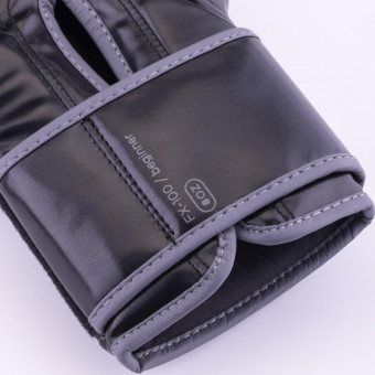 Боксерские перчатки FIGHTEXPERT OUTLAW FX-100 черный 10 oz