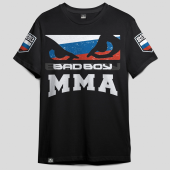 Футболка Bad Boy World MMA RUSSIA черная р.2XL Футболка Bad Boy World MMA RUSSIA черная р.2XL