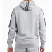 Толстовка мужская с круглым вырезом LONSDALE GLESPIN Marl Grey/Black