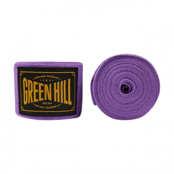 Бинты боксерские 3м Green Hill Flexfit эластичные пурпурные