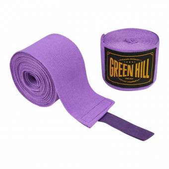 Бинты боксерские 3м Green Hill Flexfit эластичные пурпурные