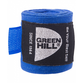 Бинты боксерские 3,5м Green Hill х/б синие