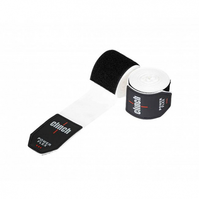 Бинты боксерские Clinch Hand Wrap Undefeated эластичные белые