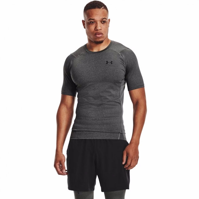 Футболка компрессионная Under Armour UA HG Armour Comp SS серый