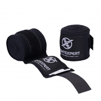 Бинты боксерские 3м FIGHTEXPERT Profi эластичные черные