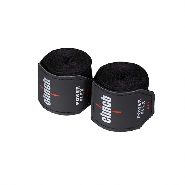 Бинты боксерские 2,55м Clinch Hand Wrap Power Flex эластичные черные