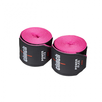 Бинты боксерские Clinch Hand Wrap Power Flex эластичные розовые р. 3,5м