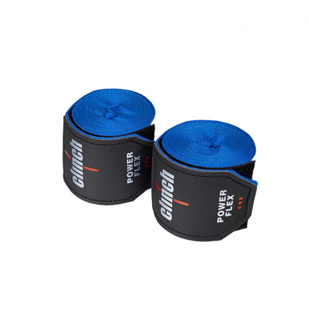 Бинты боксерские Clinch Hand Wrap Power Flex эластичные синие