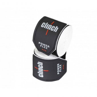 Бинты боксерские 2,55м Clinch Hand Wrap Power Flex эластичные белые