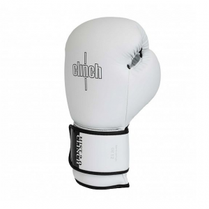 Боксерские перчатки Clinch Mist 2.0 белые 14 oz