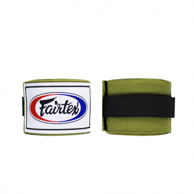 Бинты боксерские Fairtex HW2 4,5 м оливковый