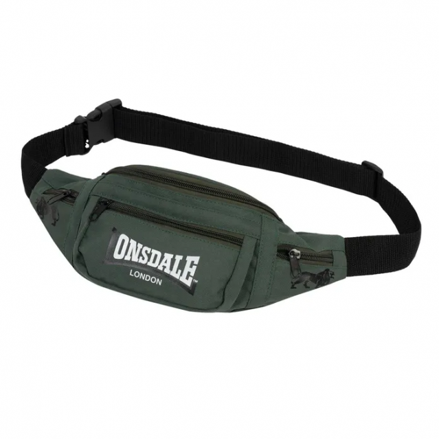 Сумка поясная LONSDALE HIP Olive/Black/White