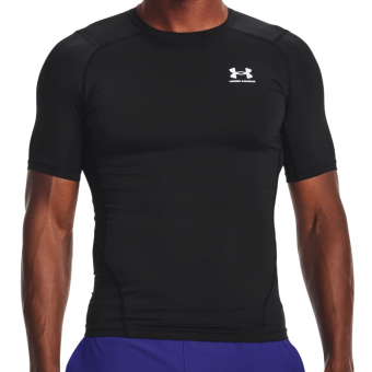 Футболка компрессионная Under Armour UA HG Armour Comp SS черный р. L