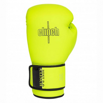Боксерские перчатки Clinch Mist 2.0 ярко-зеленые 10 oz