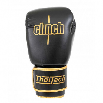 Перчатки боксерские Clinch Muay Thai черные 10 Oz