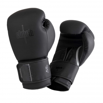 Боксерские перчатки Clinch Mist 2.0 черные 10 oz