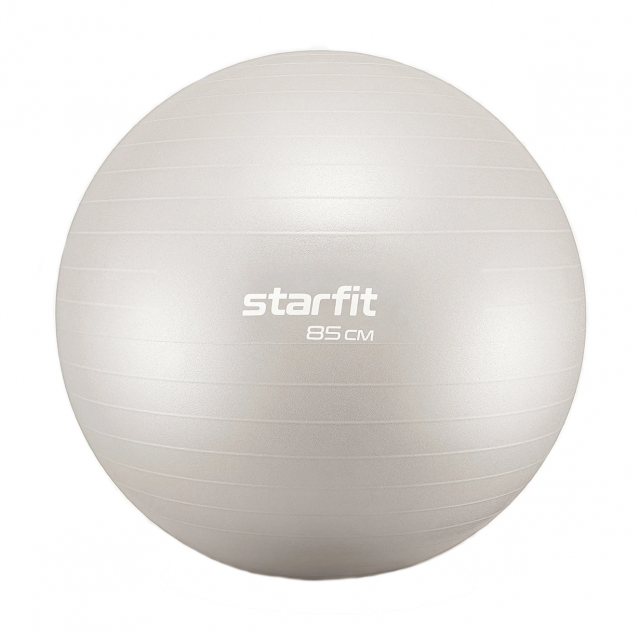 Фитбол STARFIT 85 см 1500 гр антивзрыв тепло-серый пастель