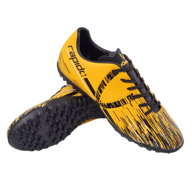 Бутсы многошиповые Jogel Rapido TF Yellow/black
