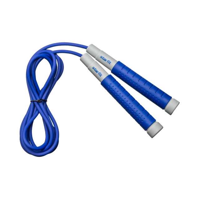Скакалка c силиконовыми ручками STARFIT RP-401 3м синий