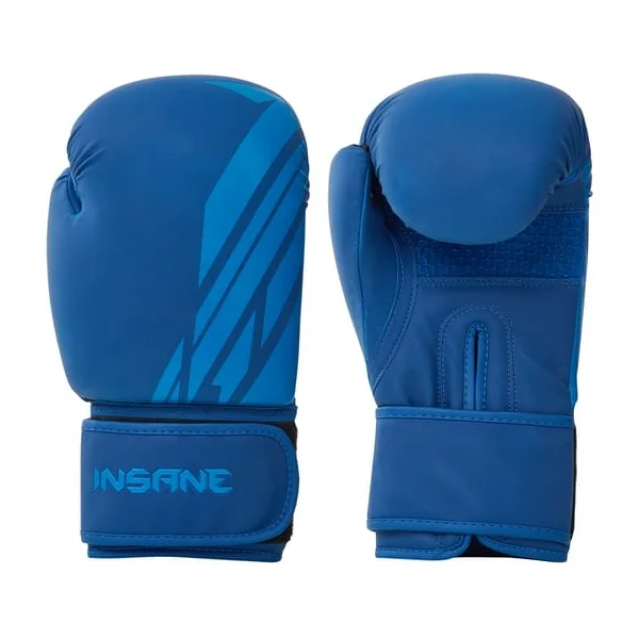 Боксерские перчатки INSANE ORO синие 8 OZ