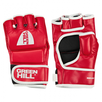 Перчатки Green Hill MMA CAGE красные