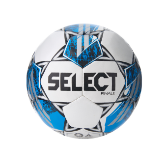 Мяч футбольный SELECT Finale V25 FIFA BASIC ПУ, ручная сшивка, 32п, бело-синий р.5