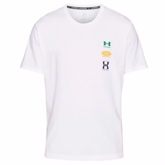Футболка Under Armour UA M 60/40S EVOL LOGO SS белый р. L
