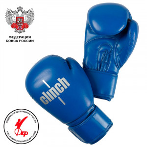 Боксерские перчатки Clinch Olimp Plus 10 oz синие