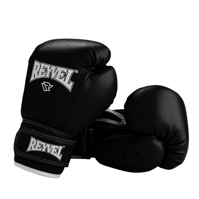 Детские боксерские перчатки Reyvel 6 oz черные
